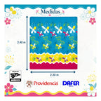 Edredón Jumbo De Borrega King Size 2.30mx2.40m Providencia® Mayra Multicolor
