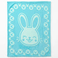 Cobertor Frazada Ligero Jacquard Cunero 90x110m Providencia® Conejin Agua