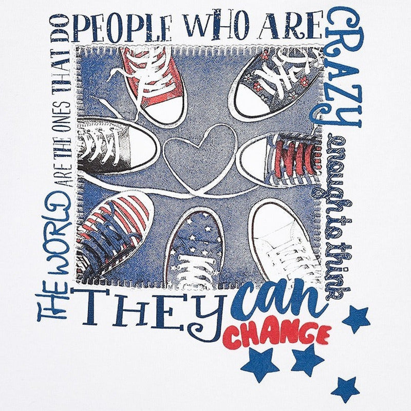 Blusa Casual Para Niña Mod.3015 Marca Mayoral® Blanco 2 Años