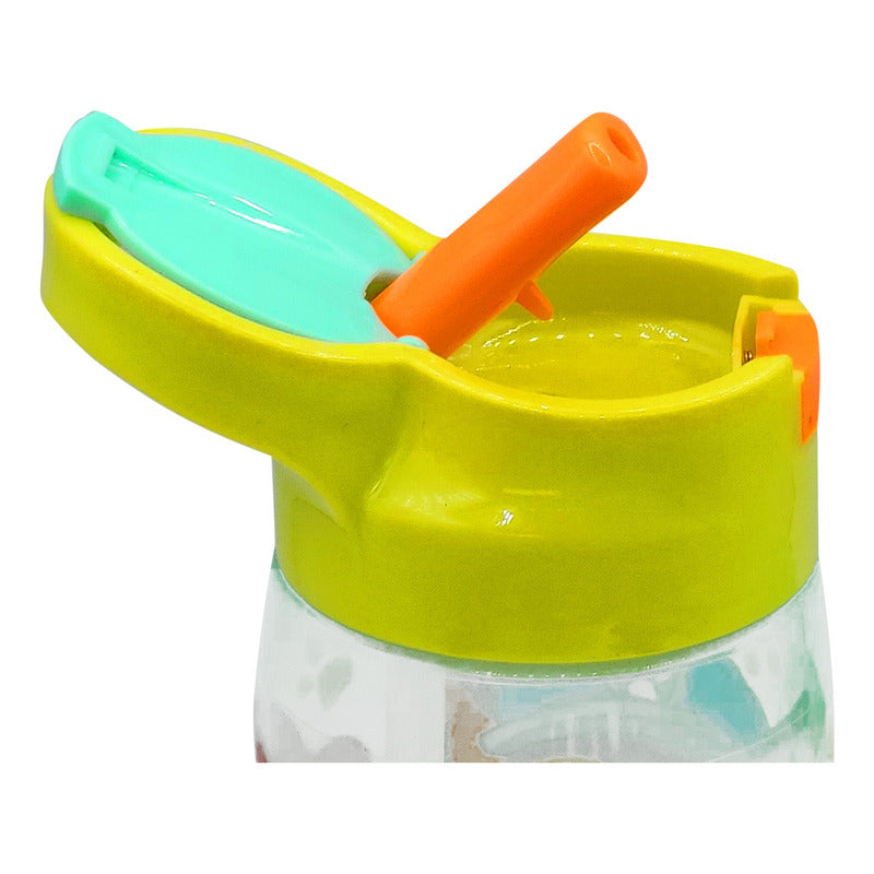 Botella De Agua Con Compartimento Diseño Infantil