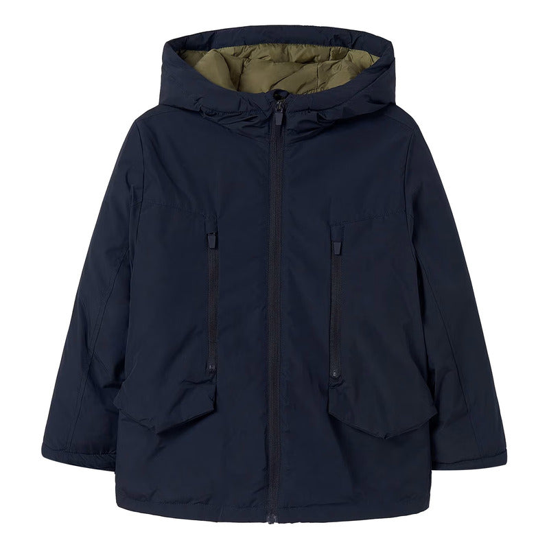 Chamarra Para Niño Mod.7460 Marino Marca Mayoral® Marino 18 Años Liso
