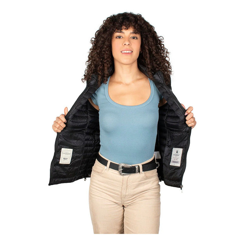 Chaleco De Pluma Para Dama Mod.dw86-vpol8955 Greenlander®
