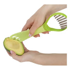 Utensilio Para Aguacate, Corta, Extrae Hueso Y Rebana Verde Lima