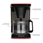 Cafetera Taurus Velvet Coffee 1.5l Café Aroma Intenso Negro