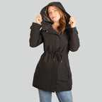 Chamarra Rompevientos Para Mujer Dw86-ny8595l Greenlander® Negro 2x Lisa