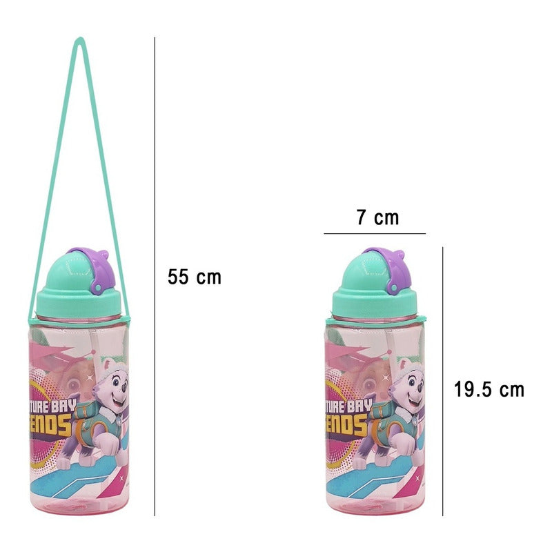 Cantimplora Infantil Botella De Plastico Ligera Mod.1669