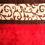 Cobertor Ligero Micrograbado 1.80x2.10m Providencia® Premium Delta 1 Kg Rojo