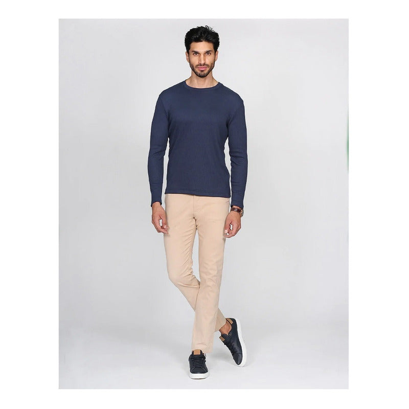 Playera Manga Larga Para Hombre Mod.a25306 Marca Bobois®