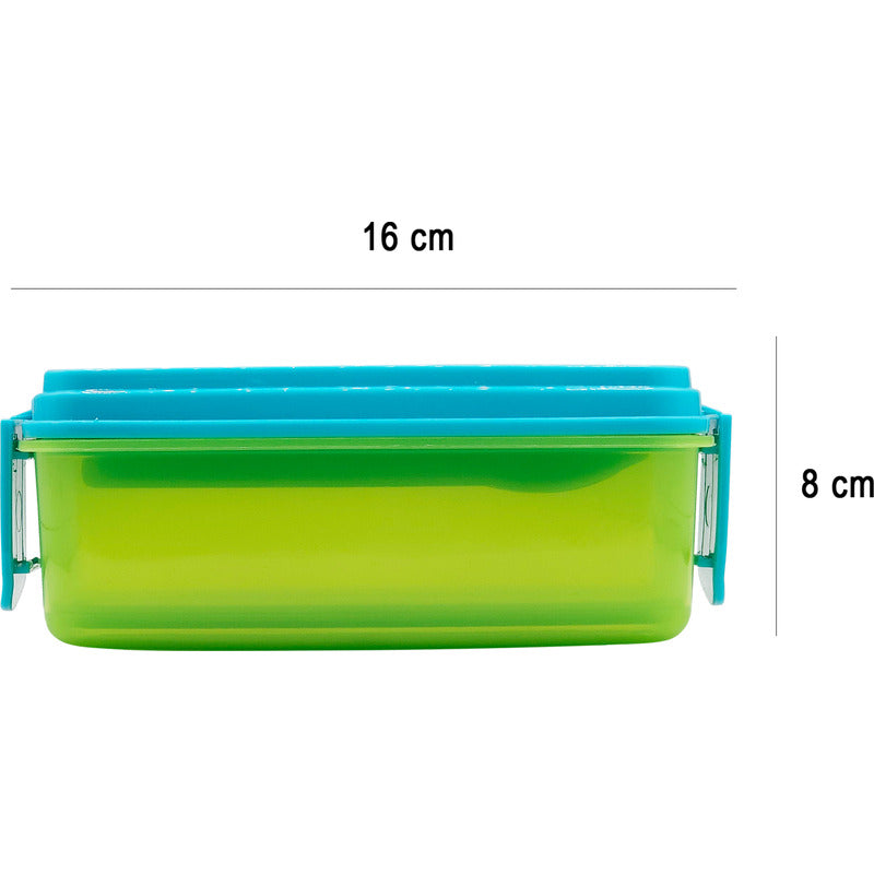 Recipiente Para Comida Con Cubiertos Diseños Animados