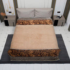 Cobertor Ligero Micrograbado 1.80x2.10m Providencia® Premium Rieña 1 Kg Bordó