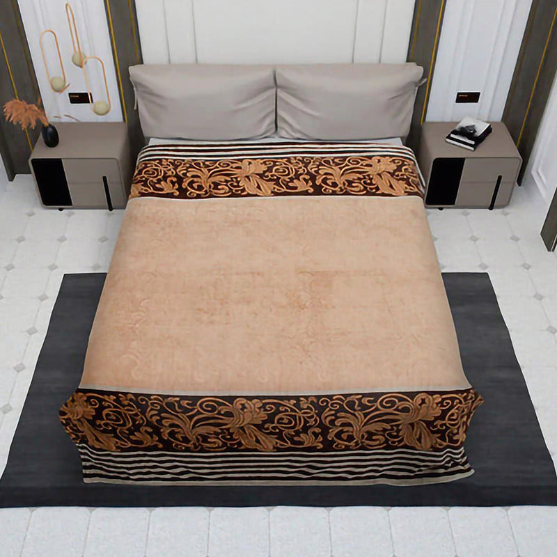 Cobertor Ligero Micrograbado 1.80x2.10m Providencia® Premium Rieña 1 Kg Bordó