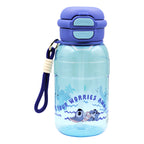 Botella 2 En 1 Tapa De Boquilla Y Popote Con Asa 650ml