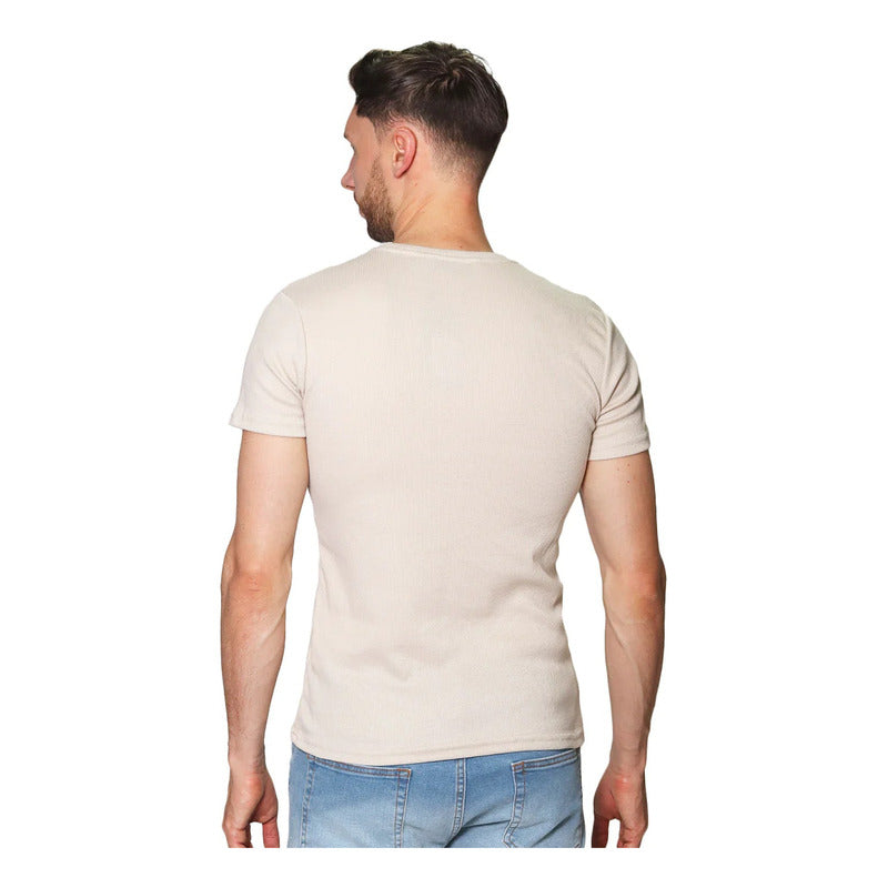 Playera Canale De Hombre Mod.a31101 Marca Bobois®