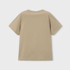 Playera Casual Cómoda Para Niño Mod.3064 Marca Mayoral® Topo Perezoso 2 Años Lisa