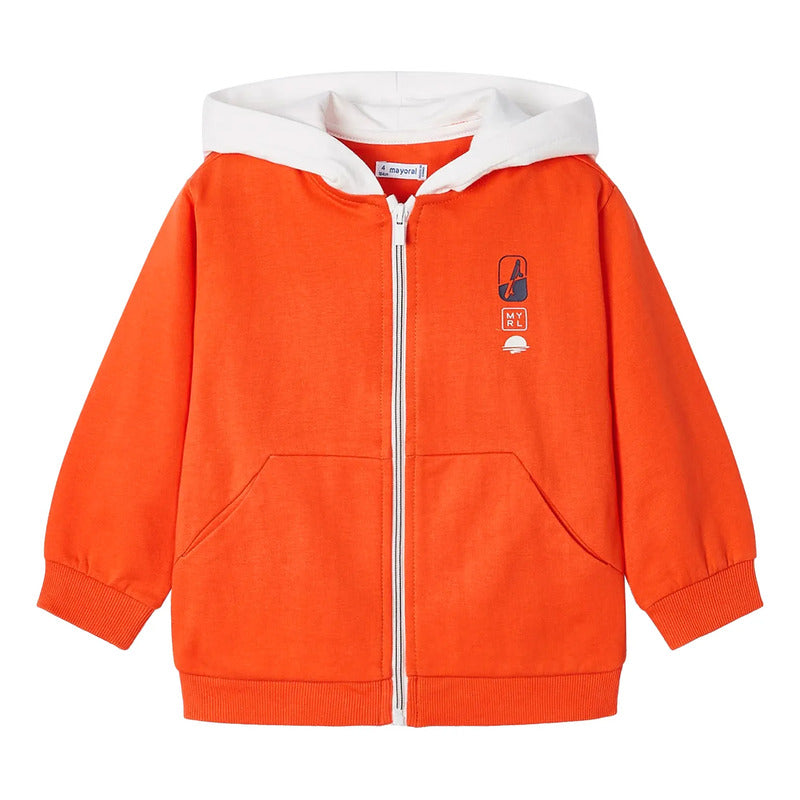 Sudadera Casual Para Niño Mod.3456 Marca Mayoral® 7 Años Pomelo Lisa