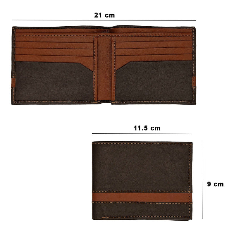 Cartera De Piel Para Hombre Marca Giron®