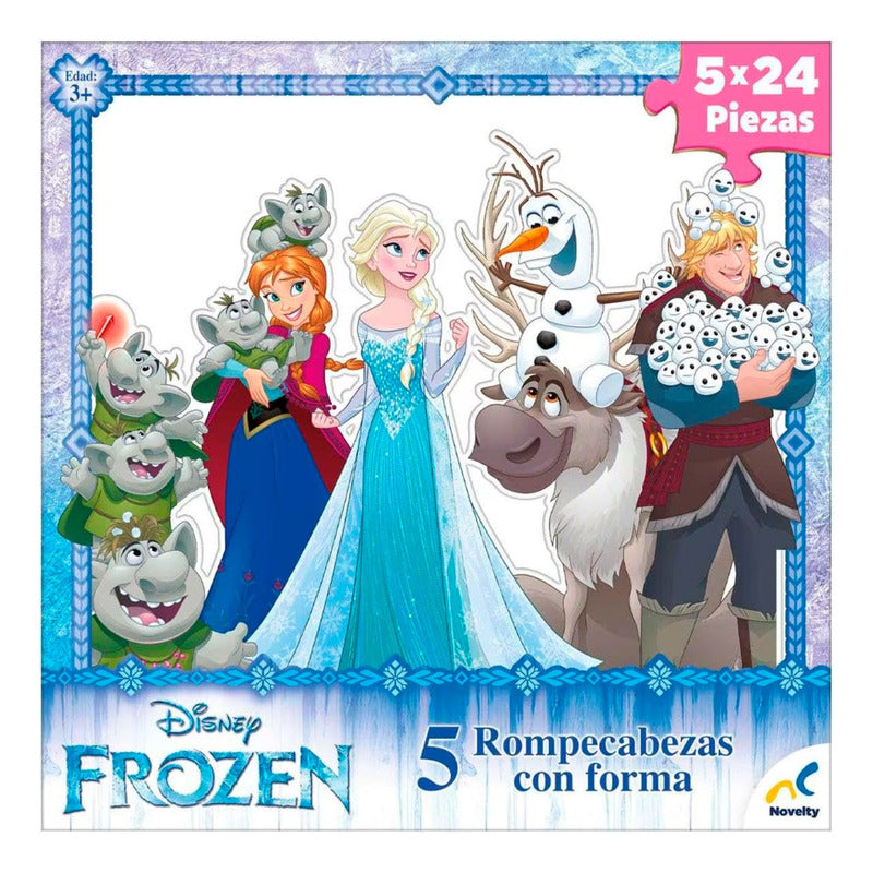Rompecabezas Frozen 5x24 Jca-1959 Marca Novelty®