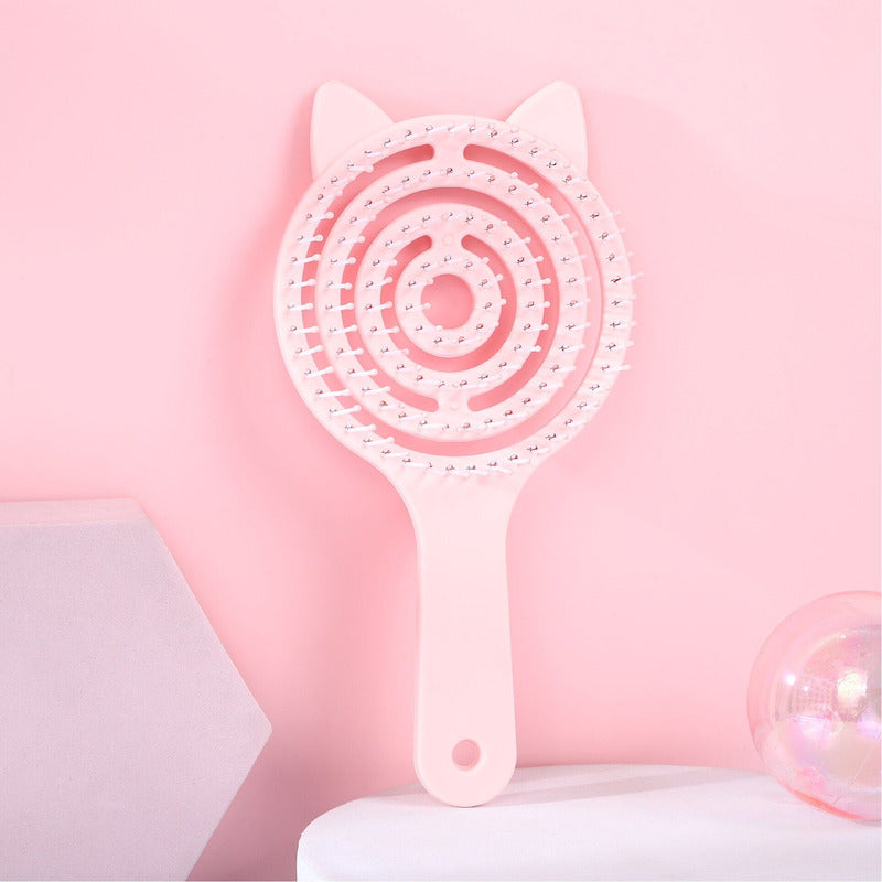 Cepillo Hueco Anti Enredos Cabello Grueso Y Delgado Flori®