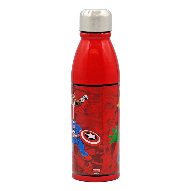 Botella Ligera Para Agua De Aluminio Practica 600ml