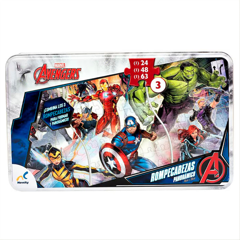 Rompecabezas Panoramico Avengers Jca-1003 Version 2 Novelty®