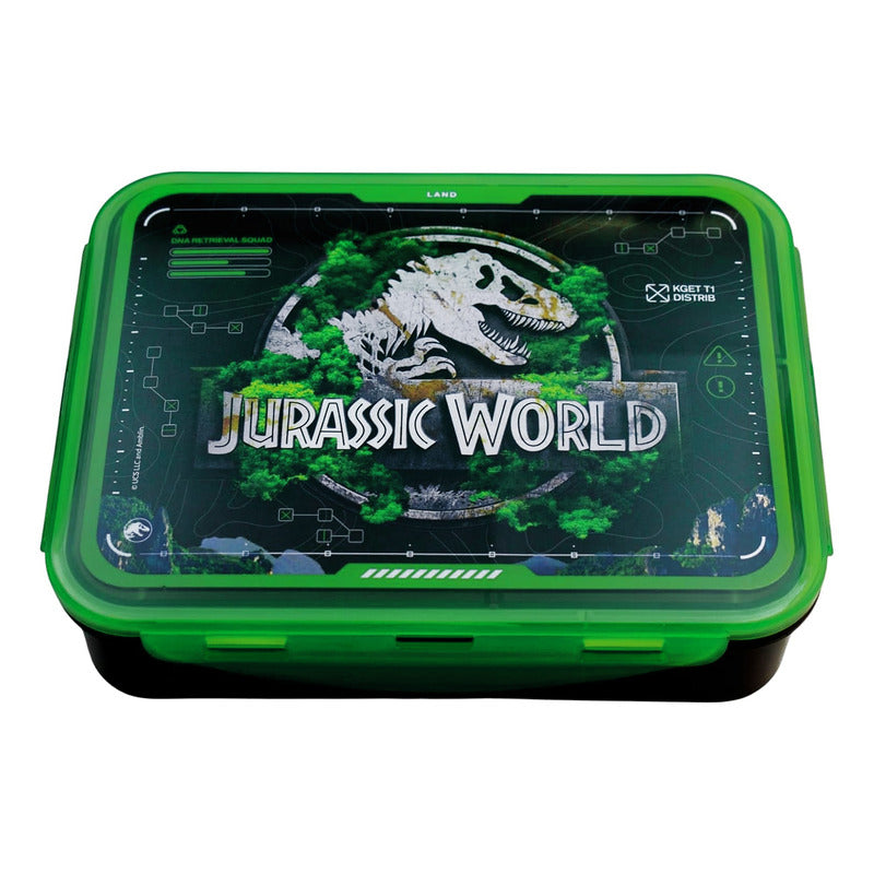 Contenedor Para Alimentos Con 3 Divisiones Diseños Animados