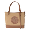 Bolsa Satchel Jaime Ibiza Ji 2931 Color Caramelo Lisa