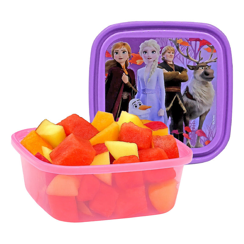 Recipiente Infantil Escolar Para Comida Diseños Varios