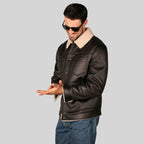 Chamarra Tipo Gamuza Cuello Sherpa Cw89-gam7284 Greenlander®