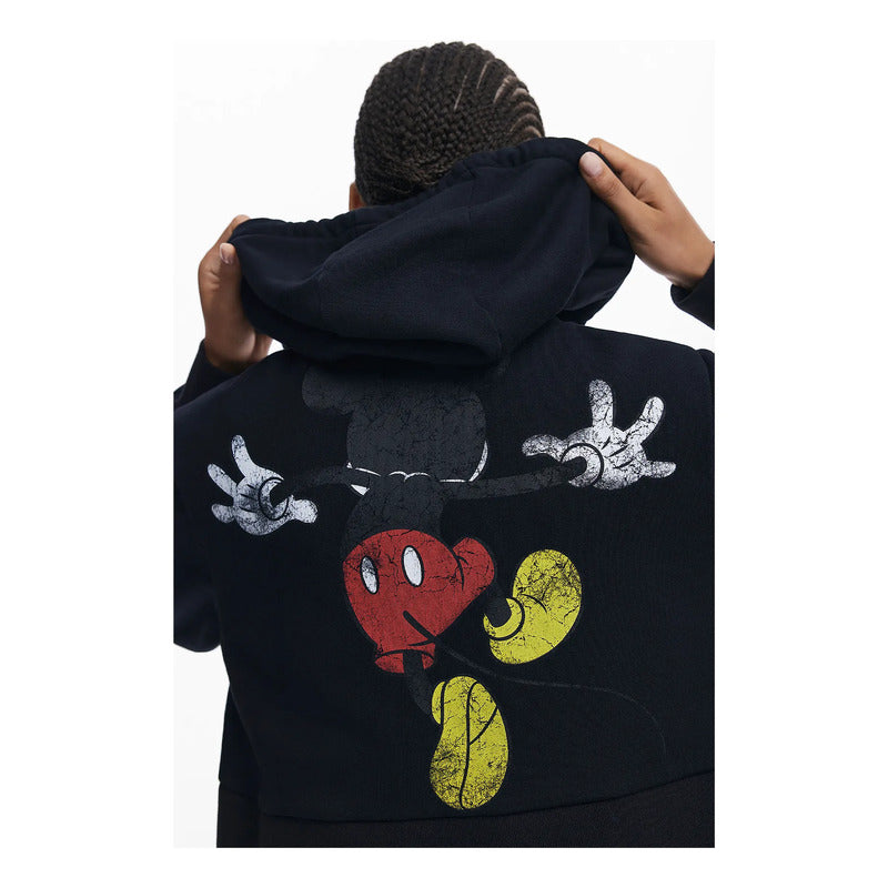 Chamarra Mickey Casual Para Mujer 25wwew28/4002 Desigual® Multicolor L Mickey
