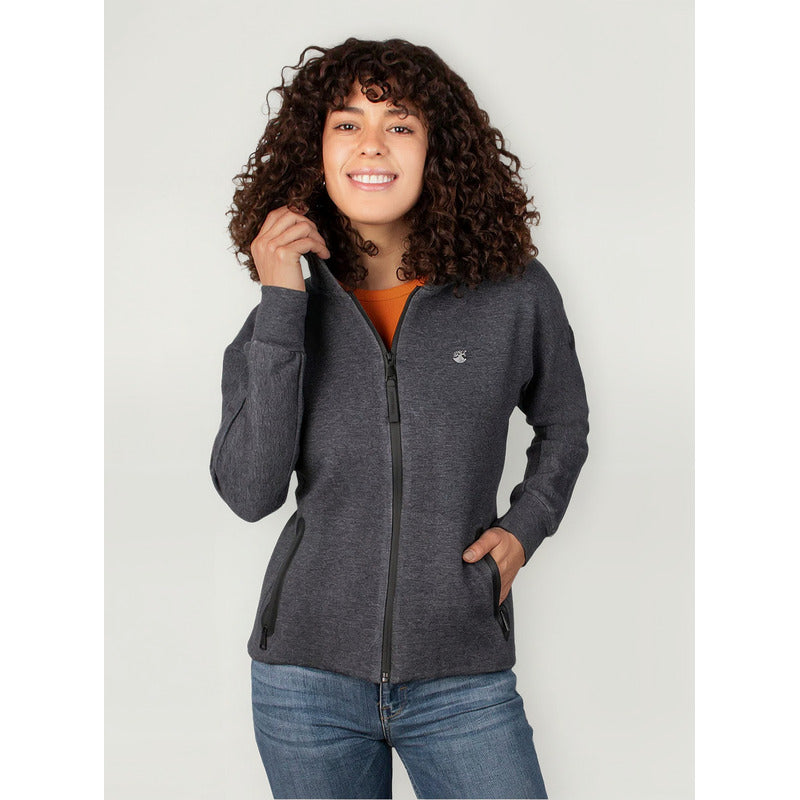 Sudadera Para Mujer Mod. Dw86-sud7004 Marca Greenlander® G Oxford Lisa