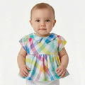 Blusa Casual Para Niña Mod.1187 Marca Mayoral® Aguamarina Geométrico 24 Meses