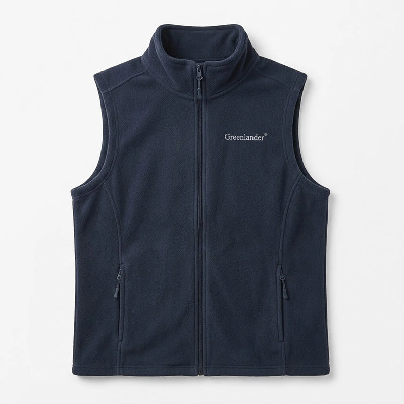 Chaleco Fleece Para Mujer Mod. Dw89-vfce8324 Greenlander® Navy Lisa Eg