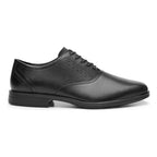 Zapato Derby Semivestir Para Hombre Mod.407817 Marca Flexi® Negro Lisa 27,5 Mx