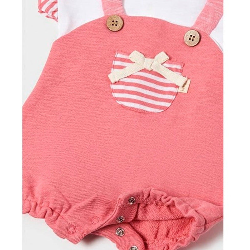 Conjunto De Bebé Overol+camisa+diadema Mod.1612 Mayoral®