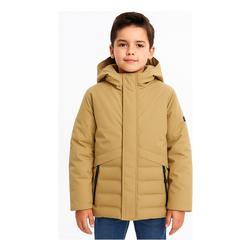 Chamarra De Niño Mod.7459 Almendra Marca Mayoral® Almendra 18 Años Liso