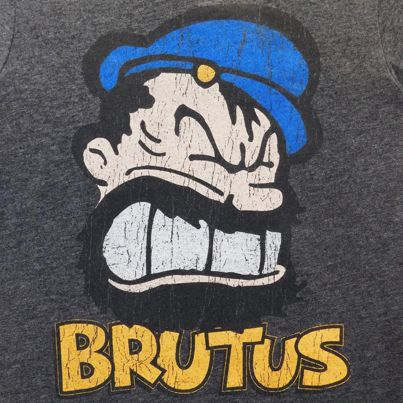 Playera Manga Corta Mod.cppm0396 Marca Lob® Gris Oscuro Brutus X1