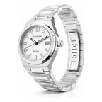 Reloj Executive Para Mujer Np20167lacbi Marca Nivada Swiss® Plateado