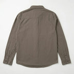 Camisa Lino Regular Fit Para Hombre Mod. Le2601 Roosevelt® Gris Oscuro Lisa M