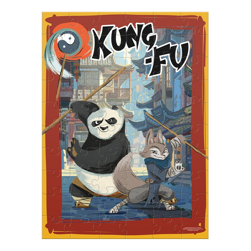 Rompecabezas Bolsa Foil Kung Fu Panda 4 60pz