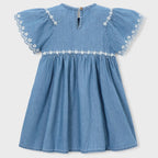 Vestido Con Detalles Bordados Para Niña 3927 Marca Mayoral® Medio Lisa 3 Años