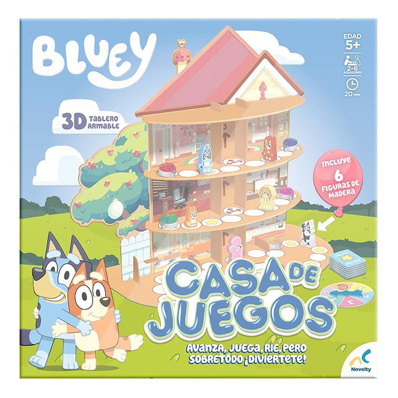 Juego De Mesa Bluey Casa De Juegos Novelty