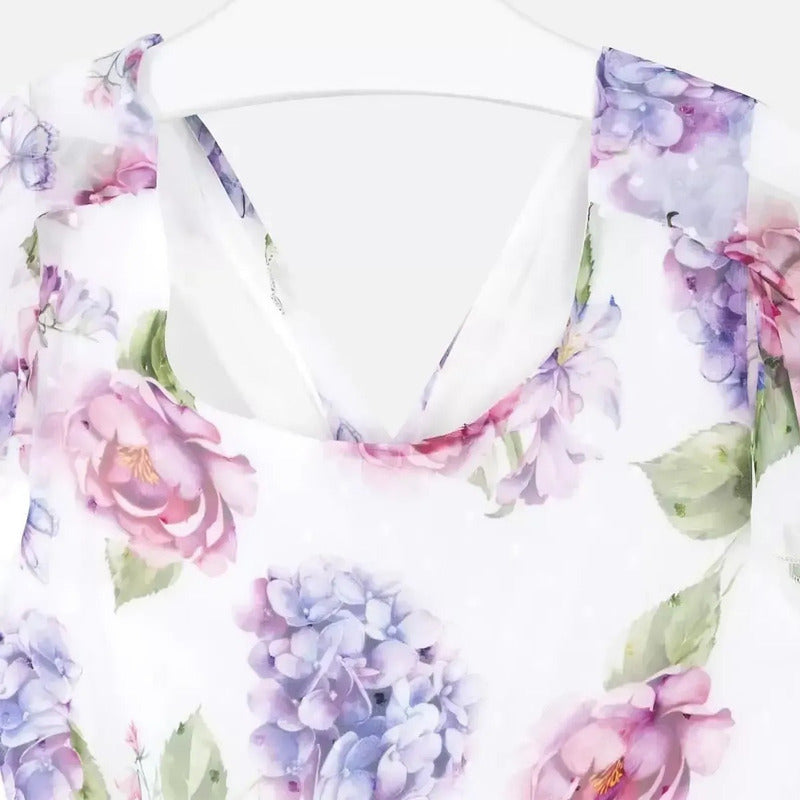 Vestido/mono Para Niña Floreado Marca Mayoral®