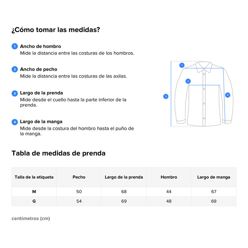 Chamarra Vaquera De Mezclilla Regular Fit Para Hombre Oggi®