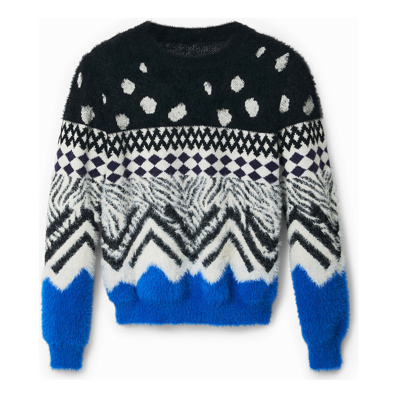 Sweater Juvenil Afelpado Para Dama Marca Desigual®