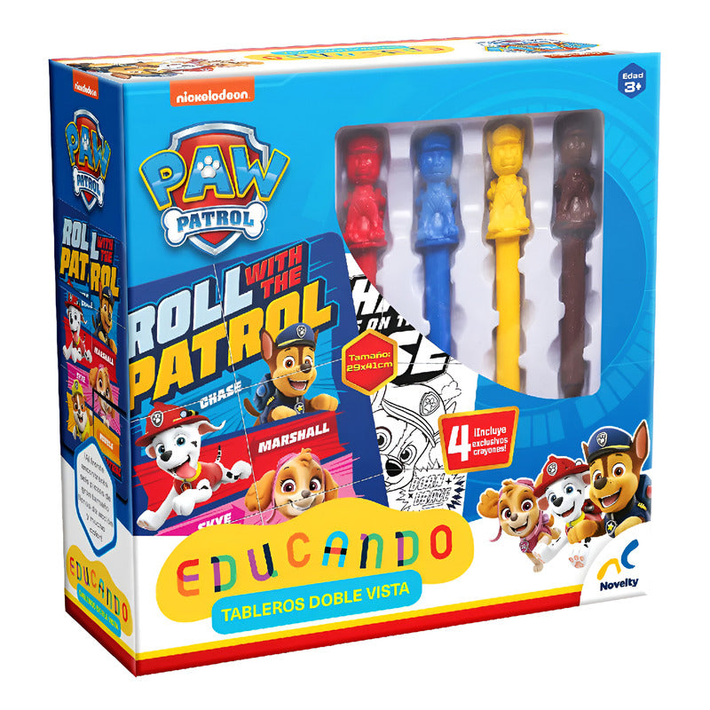 Rompecabezas 2 Vistas+crayones Paw Patrol Jca-3287 Novelty ®