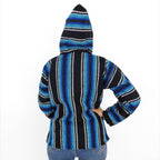 Suéter Poncho Canguro Artesanal Hoodie Acrilico Colores