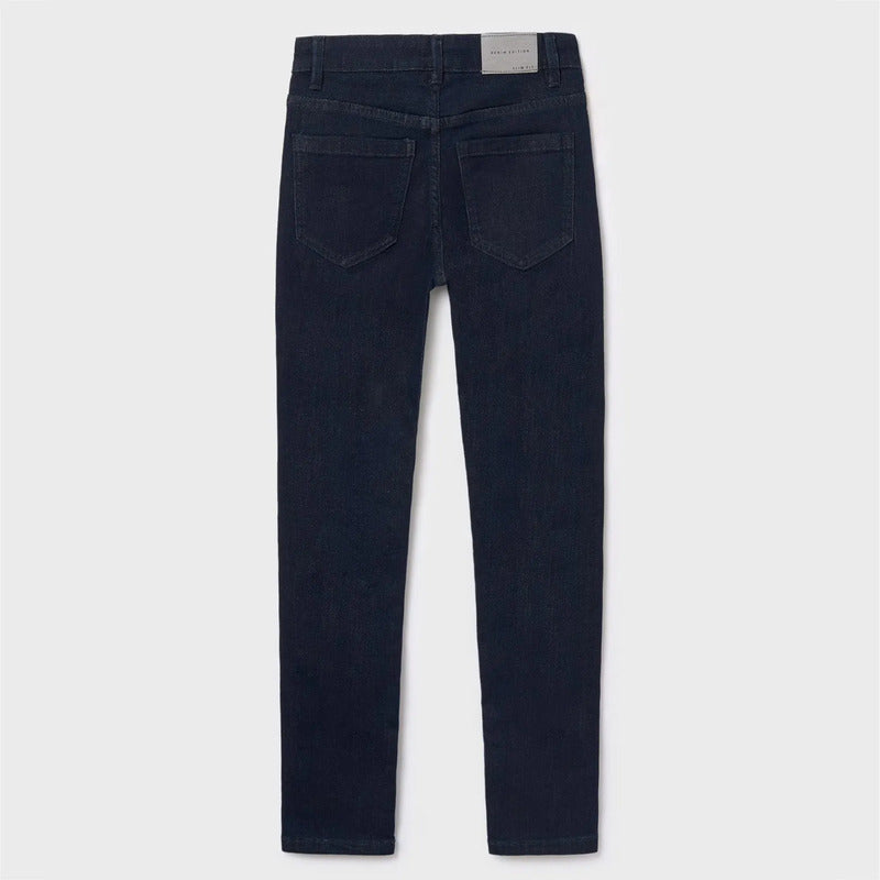 Pantalón Slim Fit Infantil Y Juvenil 516 Nukutavake Mayoral® Marino Lisa 14 Años
