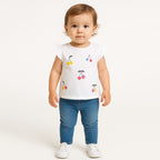 Blusa Para Niña Con Estampado Mod.2181201al Marca Losan®