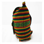 Mochila Artesanal Tejida Tipo Morral Con Bolsillo Frontal 10kg