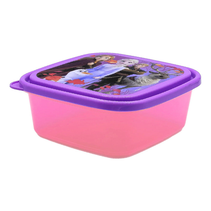 Recipiente Infantil Escolar Para Comida Diseños Varios